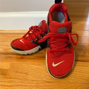 Kids Red Nike Sneakers